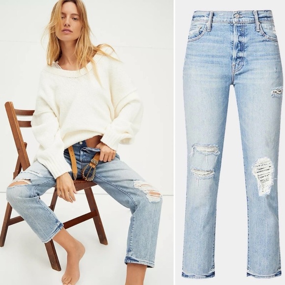 Mother Denim Scrapper Ankle Straight Leg
Jeans in Wicked Wild Calling 26 - Picture 2 of 13